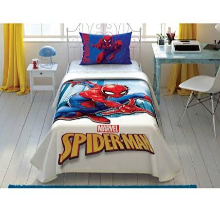 Spiderman Jump Lisanslı Tek Kişilik Pike Takımı