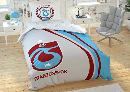 Taç Lisanslı Trabzon 1967 Logo Tek Kişilik Nevresim Takımı