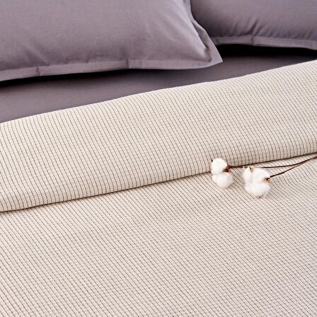 Taç Plain BMR Çift Kişilik Private Set Gri
