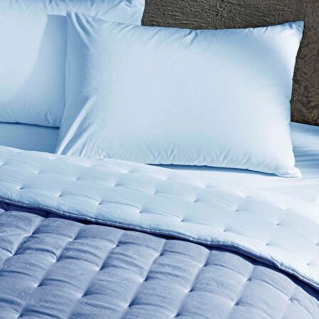 Taç Donna Tek Kişilik Sleeper Set Mavi