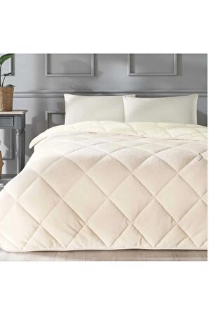 Teddy Polar Çift Kişilik Warmer Set Bej