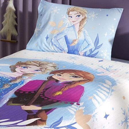 TAÇ DH FROZEN SP TEK KİŞİLİK PİKE TAKIMI LİSANSLI