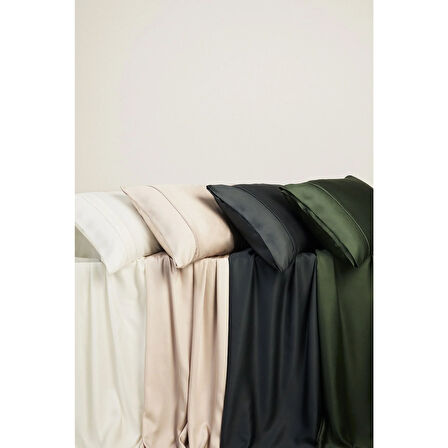 Linens X TENCEL™ Lyocell Çift Kişilik Nevresim Kılıfı Antrasit