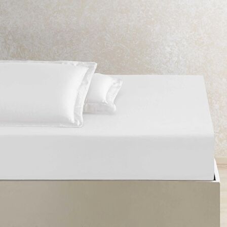 Linens X TENCEL™ Lyocell King Çarşaf Beyaz