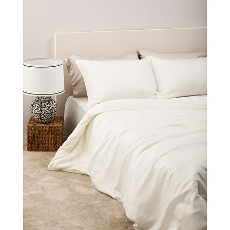 Linens X TENCEL™ Lyocell King Nevresim Kılıfı Beyaz