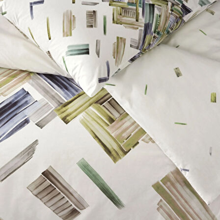 Taç Rafael Ranforce Çift Kişilik Nevresim Takımı Yeşil