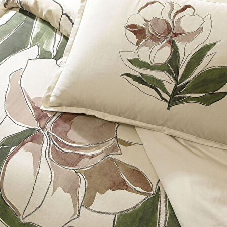 Linens Sc Allday Elony Nevresim Takımı Çift Kişilik Ekru