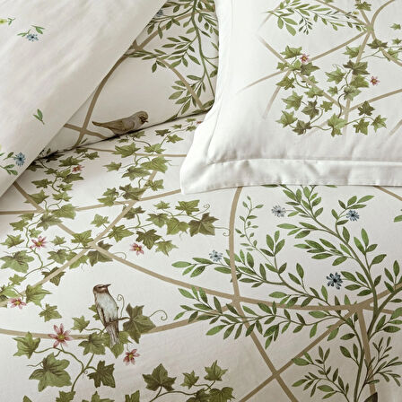 Linens Sc Windsor Nevresim Takımı Çift Kişilik Yeşil