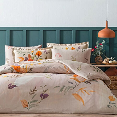 Linens Sc Leina Nevresim Takımı Çift Kişilik Bej
