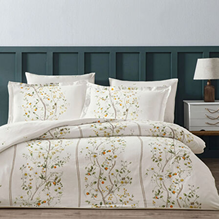 Linens Sc Kamquat Nevresim Takımı Çift Kişilik Turuncu