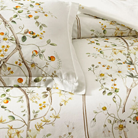 Linens Sc Kamquat Nevresim Takımı Çift Kişilik Turuncu