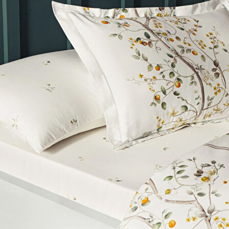 Linens Sc Kamquat Nevresim Takımı Çift Kişilik Turuncu