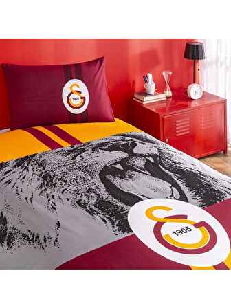 TAÇ GALATASARAY ŞAMPİYON ASLAN TEK KİŞİLİK LİSANSLI NEVRESİM TAKIMI