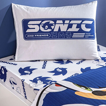 Taç Lisanslı Sonic Modern 3 Tek Kişilik Pamuk Pike Takımı