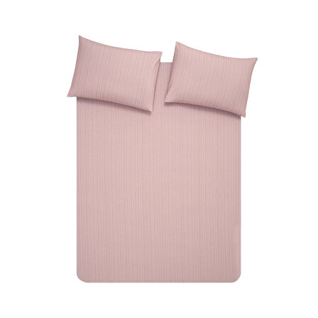 Taç Butik Soleıl Pamuk Yastık Kılıfı Pudra