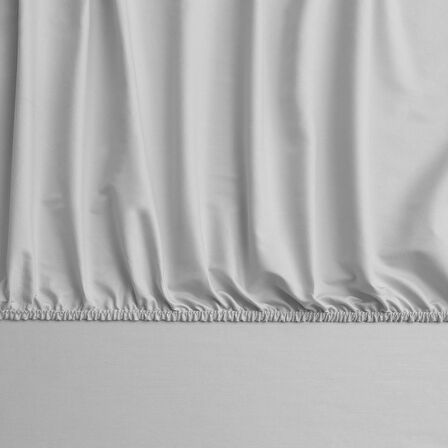 Linens X TENCEL™ Lyocell King Lastikli Çarşaf Gri
