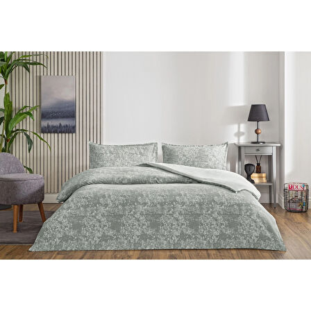 Taç Shimmer Seç&Ser Çift Kişilik Nevresim Takımı Gri