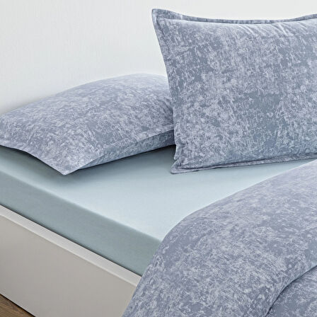 Taç Shimmer Seç&Ser Tek Kişilik Nevresim Takımı Lacivert