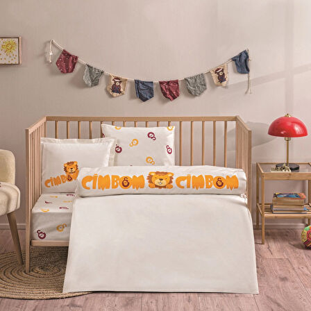 Taç Lisanslı Galatasaray Strip Baby Pamuk Nevresim Takımı