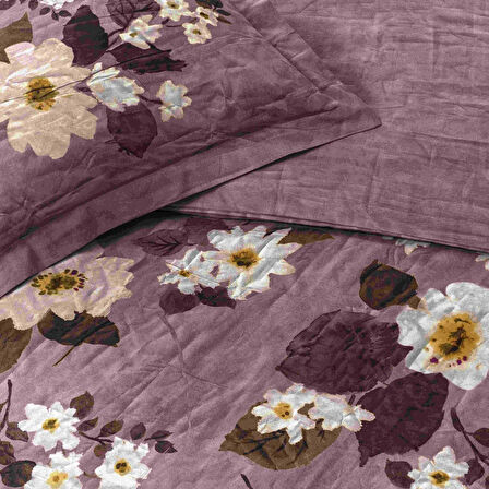 Linens Sc Velour Nevresim Takımı Çift Kişilik Pembe