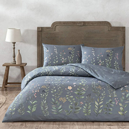 Taç Serelis Ranforce Tek Kişilik Nevresim Takımı Mavi