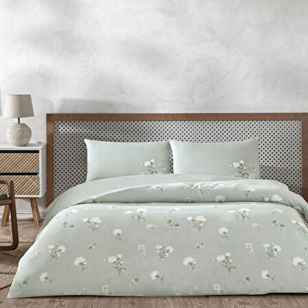 Taç Aveste Ranforce Çift Kişilik Nevresim Takımı Mavi