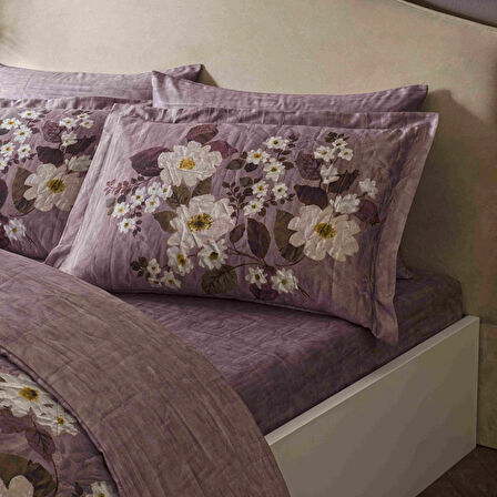 Linens Velour Pamuk Saten King Nevresim Takımı Pembe