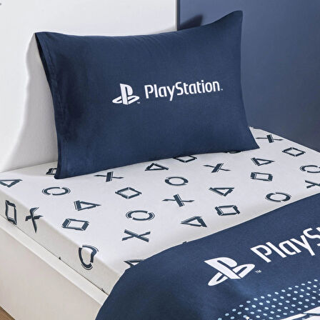 Taç Lisanslı Playstation Game on Tek Kişilik Pamuk Nevresim Takımı 100