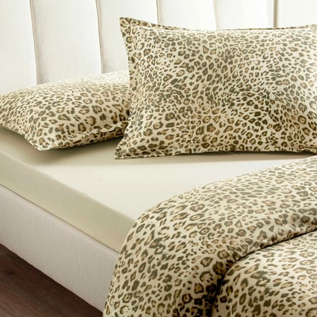 Taç Çift Kişilik Nevresim Takımı Pamuk Taş Çift Taraflı 200x220 Cm Lastikli Çarşaf 2 Yastık Kılıfı