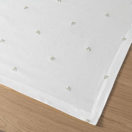 Linens Foglia 150x250 cm Masa Örtüsü Ekru-Gold