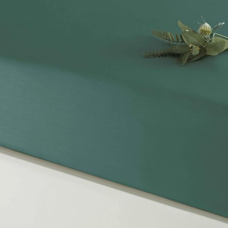 Linens Mix&Match Pamuk Saten Tek Kişilik Lastikli Çarşaf Petrol