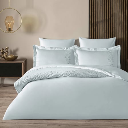 Linens Premium Velora Çift Kişilik Nevresim Takımı Mavi