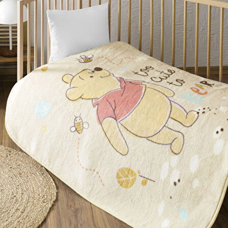 Lisanslı Disney Winnie The Pooh Sweet Baby Bebek Battaniye