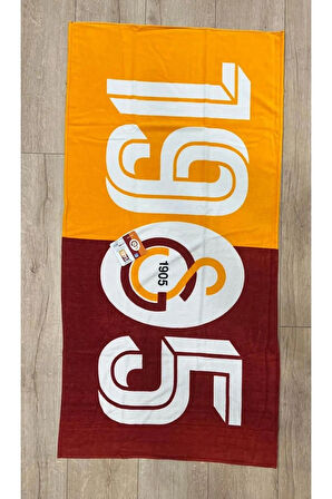 TAÇ LİSANSLI GALATASARAY 1905 LOGO PLAJ HAVLUSU