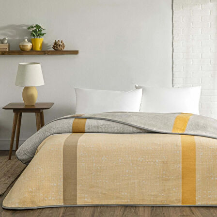 Taç Mira Çift Kişilik Battaniye Gri