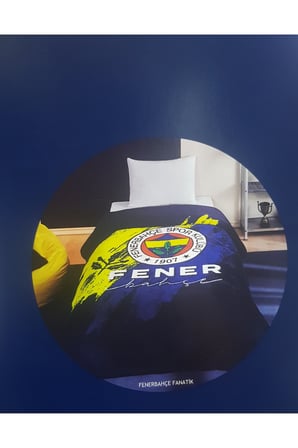 Taç Lisanslı Fenerbahçe Fanatik Tek Kişilik Battaniye