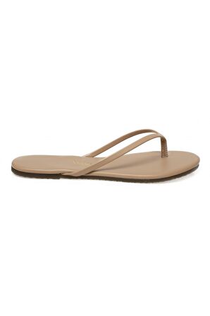 Tkees Tk-2011 Klasi̇k Parmak Arası Krem Kadın Terli̇k