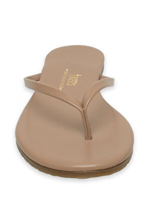 Tkees Tk-2011 Klasik Parmak Arası Vizon Kadın Terlik