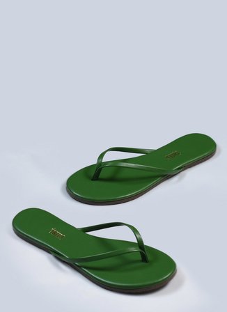 Tkees Yeşil Kadın Terlik TK-2056
