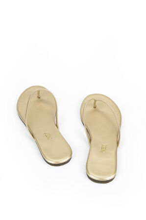 Tkees, Kadın Terlik 14136ZTK2060 Gold