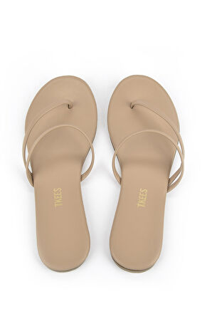 Tkees, Kadın Terlik 13136 TK4002 Krem