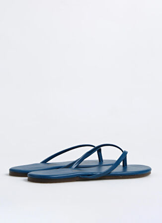 Tkees Mavi Petrol Kadın Terlik TK-2084