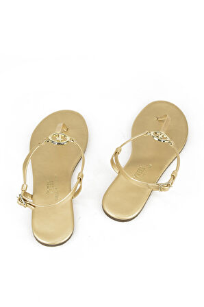 Tkees, Kadın Sandalet 14136ZTK8021 Gold
