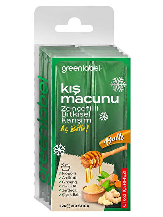 Greenlabel Zencefilli Kış Macunu