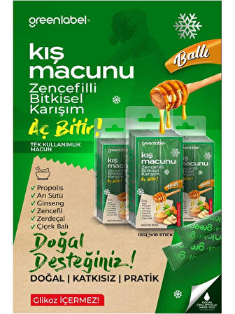 Greenlabel Zencefilli Kış Macunu