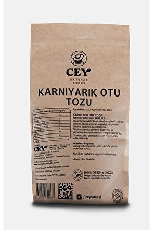 Karnıyarık Otu Tozu 250 G 