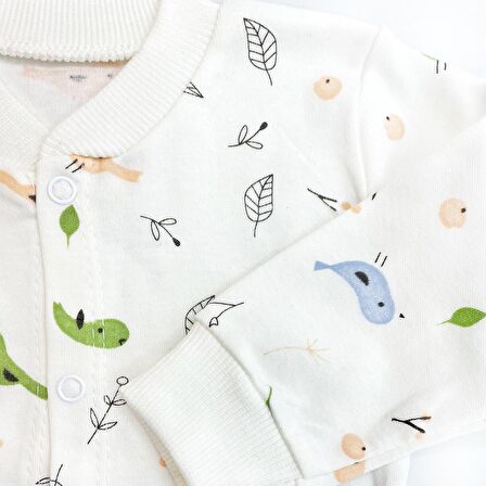 Sema Baby Happy Birds Bebek Pijama Takımı 0-3 Ay