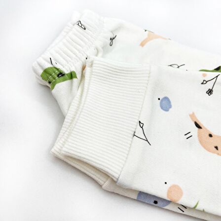 Sema Baby Happy Birds Bebek Pijama Takımı 0-3 Ay