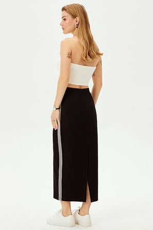 Midi Regular Örme Etek