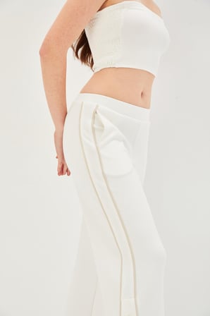 Çıtçıt Düğmeli Regular Örme Pantolon